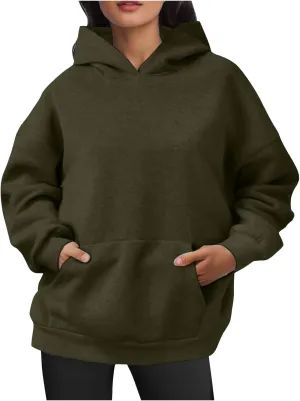 Hoodies for Women Plus Size Harajuku Sweatshirts Winter Plain Festival Long Sleeve Pullover Casual Fashion Sweatshirts