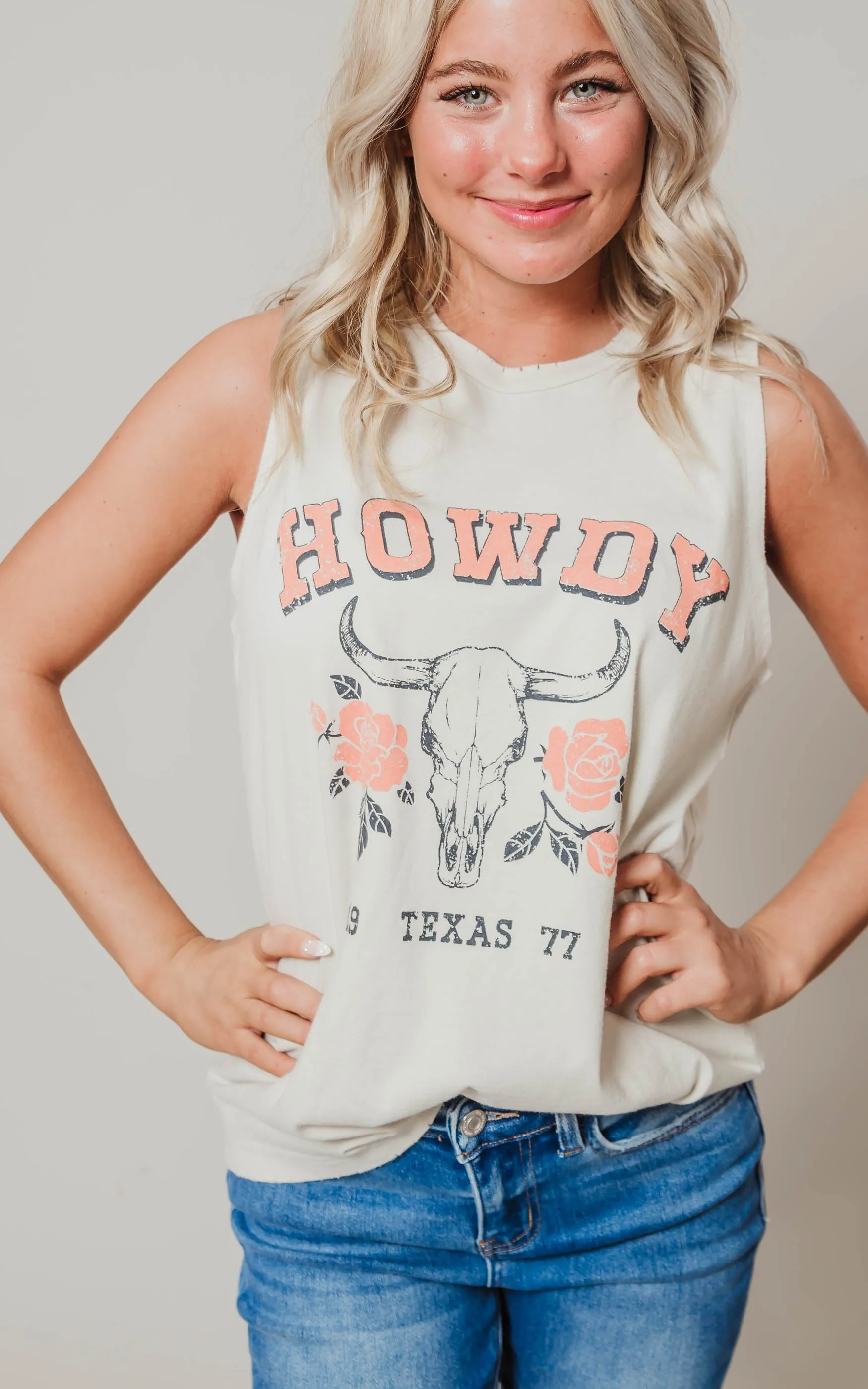 Howdy Texas 1977 Tank Top