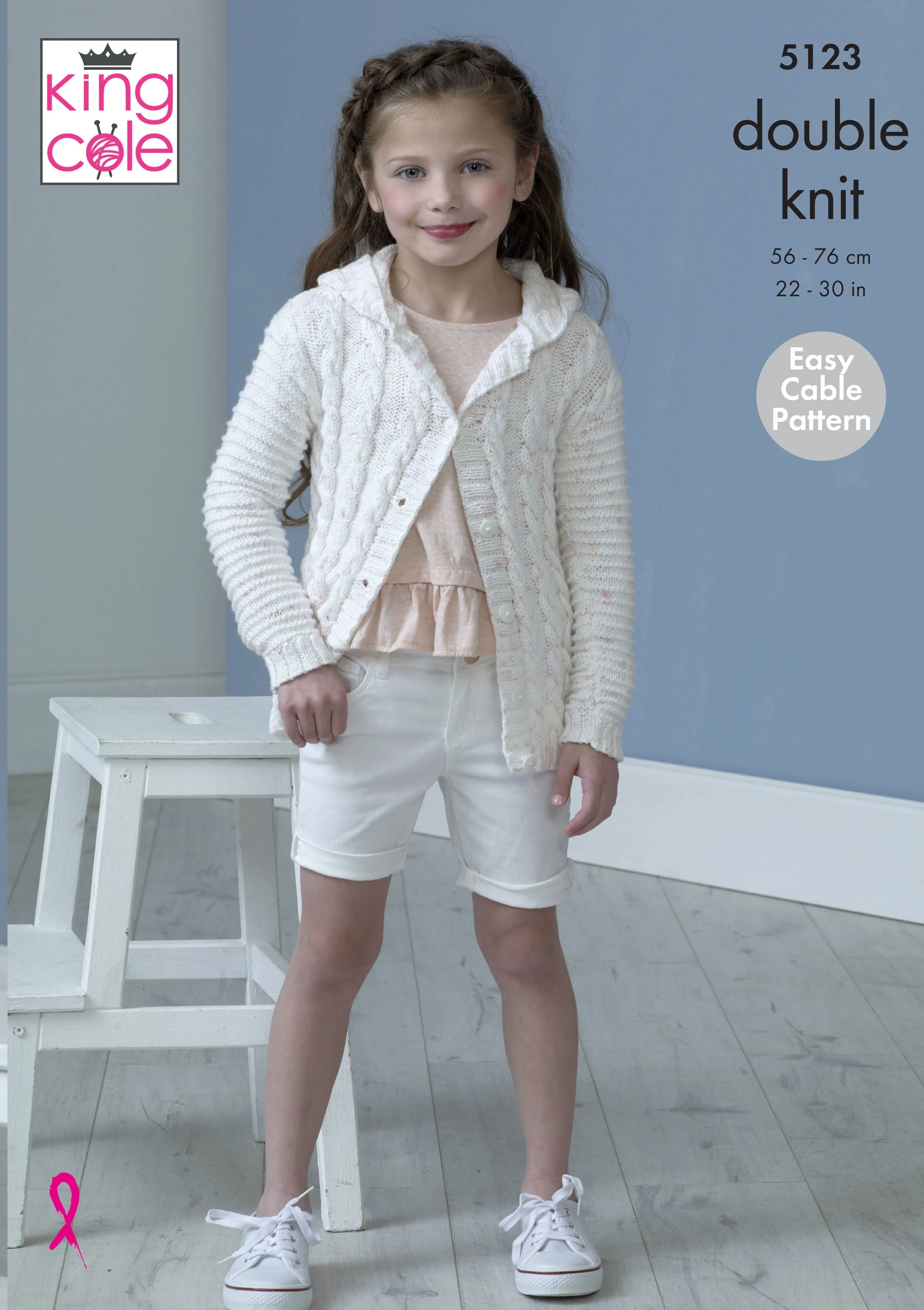 King Cole Cottonsoft Candy DK Pattern 5123 - Cardigans