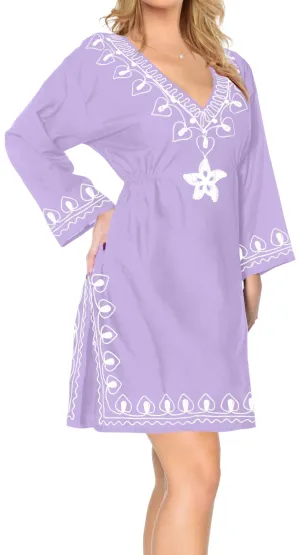 la-leela-bathing-suit-swim-beach-bikini-wear-swimsuit-cover-up-women-embroidery   Violet_l623 124542