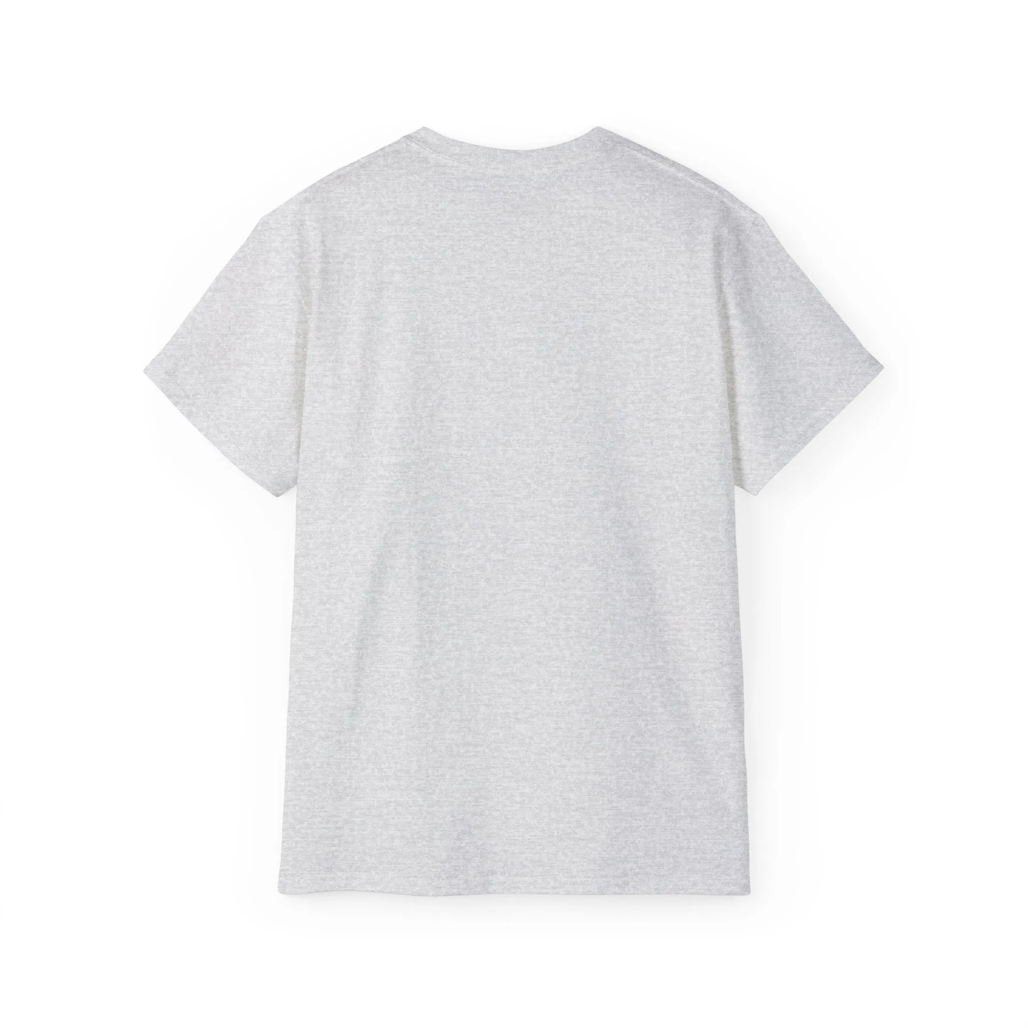 Lift Heavy Shit - Unisex Ultra Cotton Tee - Front White Logo - Plain Back