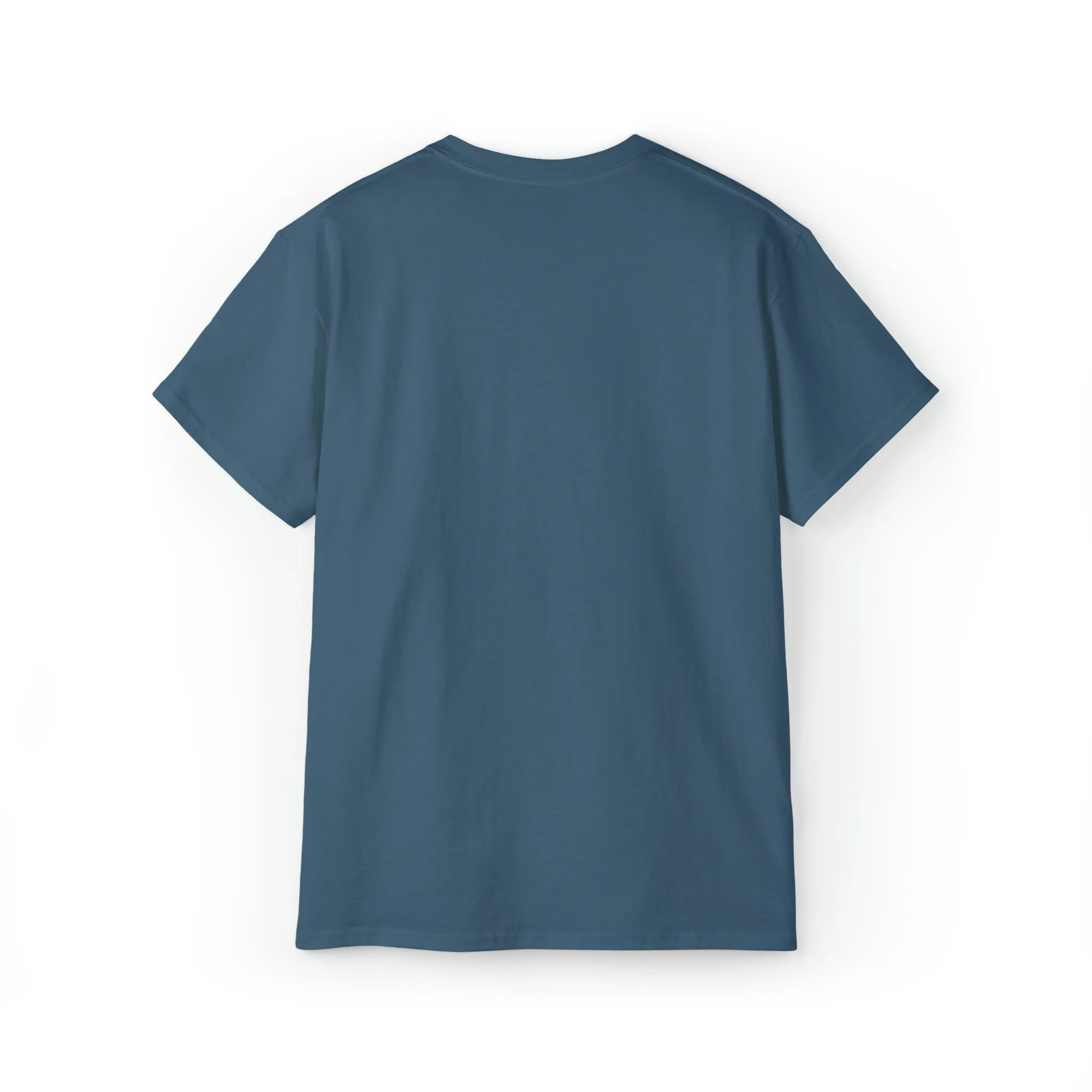 Lift Like A Girl - Unisex Ultra Cotton Tee - Front White Logo - Plain Back