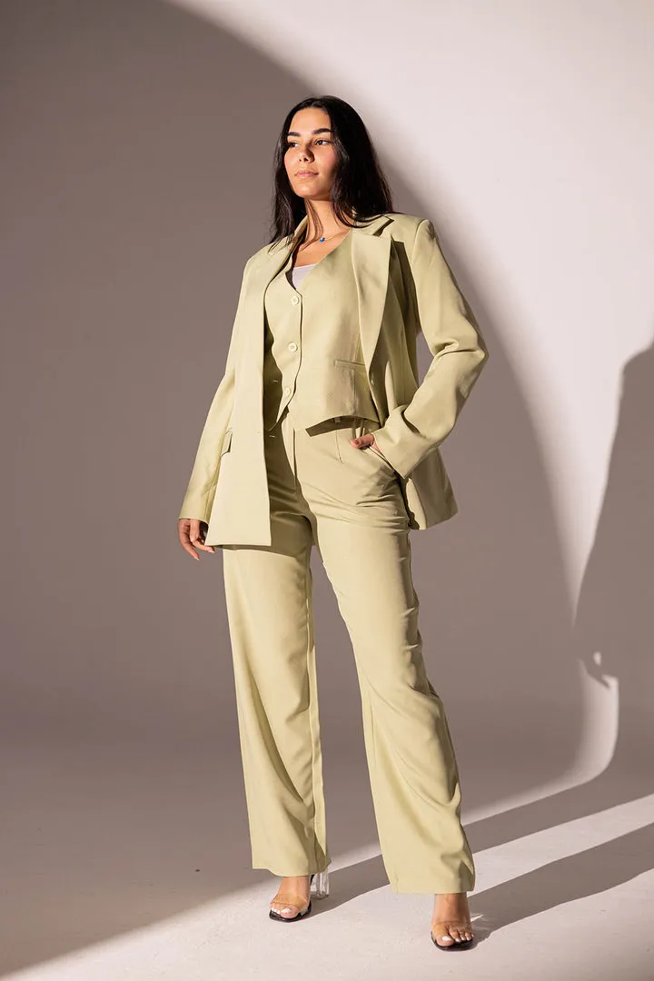 Lime Formal Pants