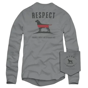 L/S Red Line Respect T-Shirt Hurricane