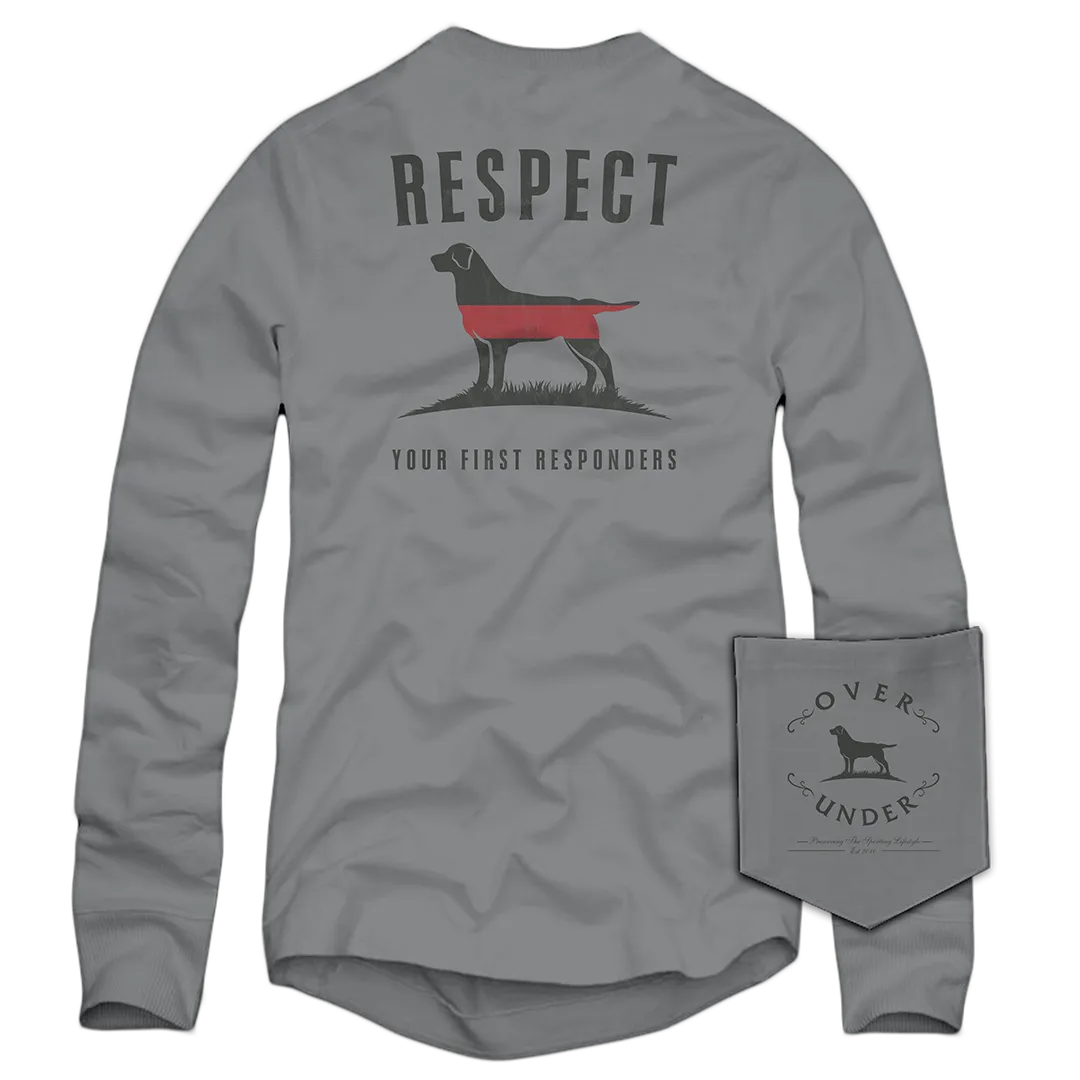L/S Red Line Respect T-Shirt Hurricane