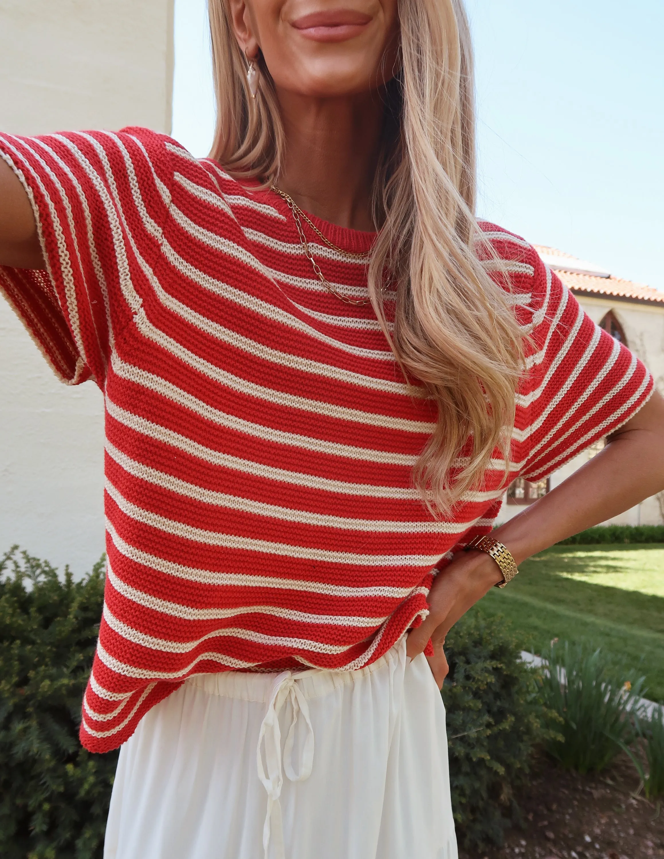 Maddi Striped Top