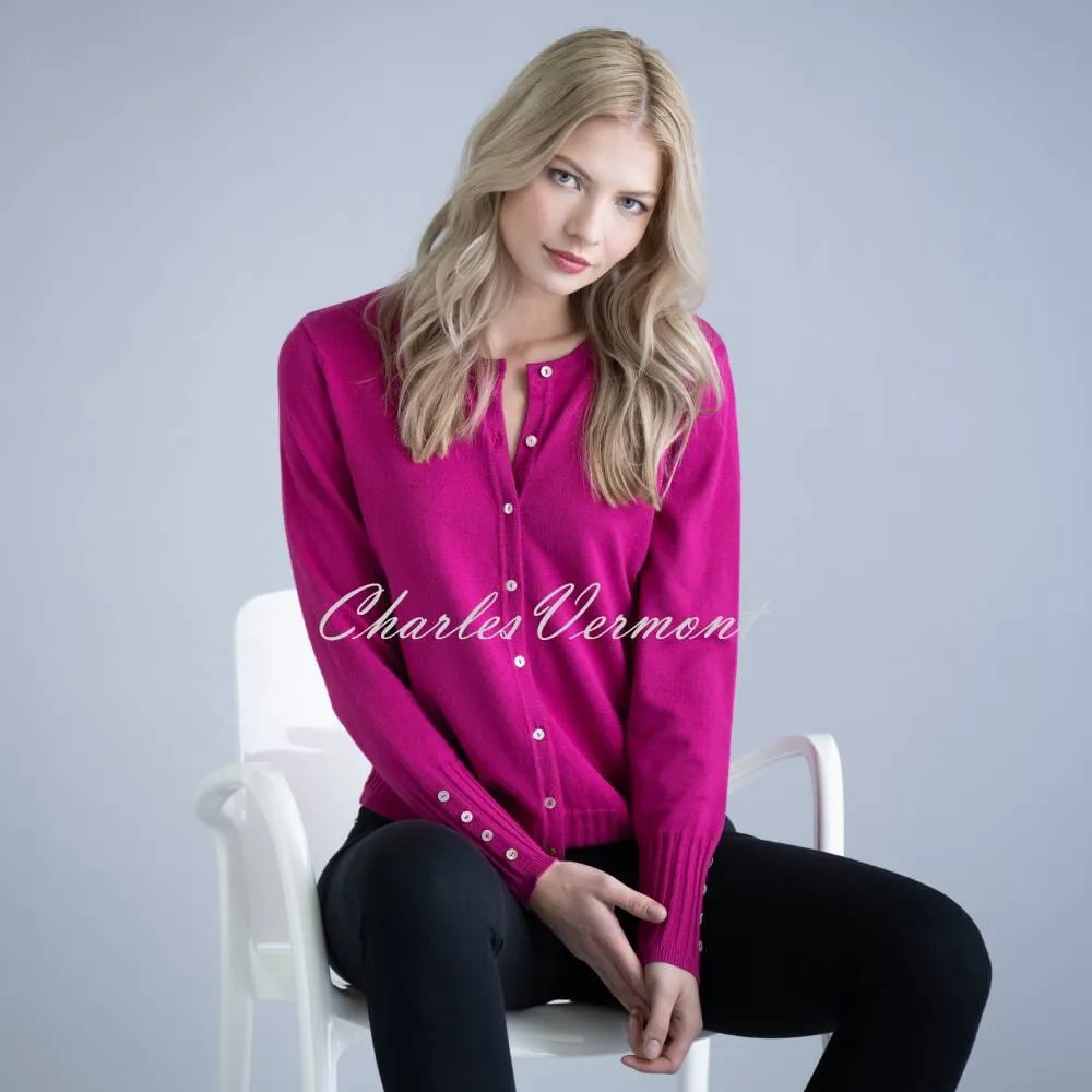 Marble Cardigan - Style 6309-181 (Raspberry)