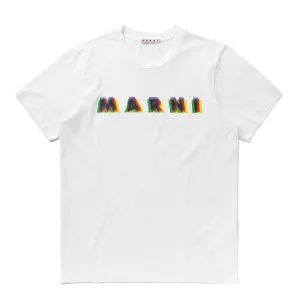 MARNI Logo Printed T-Shirt 'White'