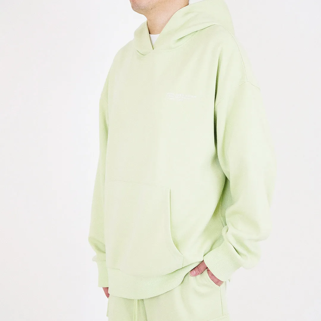 Men Printed Oversized Hoodie - Green - SM2310146C