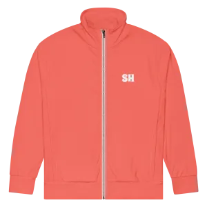 Mens track jacket - Coral Red
