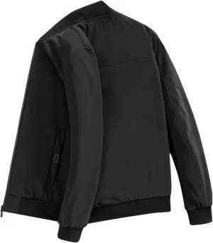 Men's Winter Jacket Relaxed Fit Lightweight Jackets Comfortable Leisure Jacket Fleece Outdoor Clothing Solid Color Tops