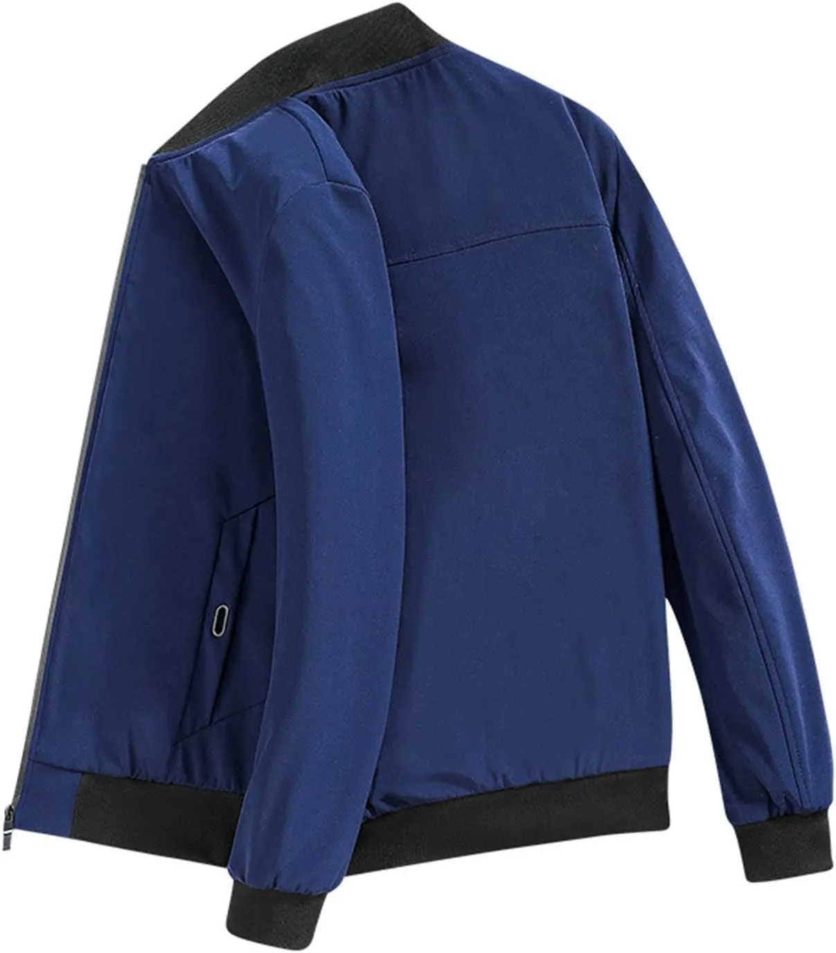 Men's Winter Jacket Relaxed Fit Lightweight Jackets Comfortable Leisure Jacket Fleece Outdoor Clothing Solid Color Tops