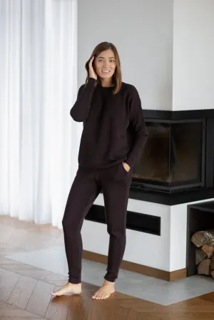Merino Wool Suit - Bordeaux