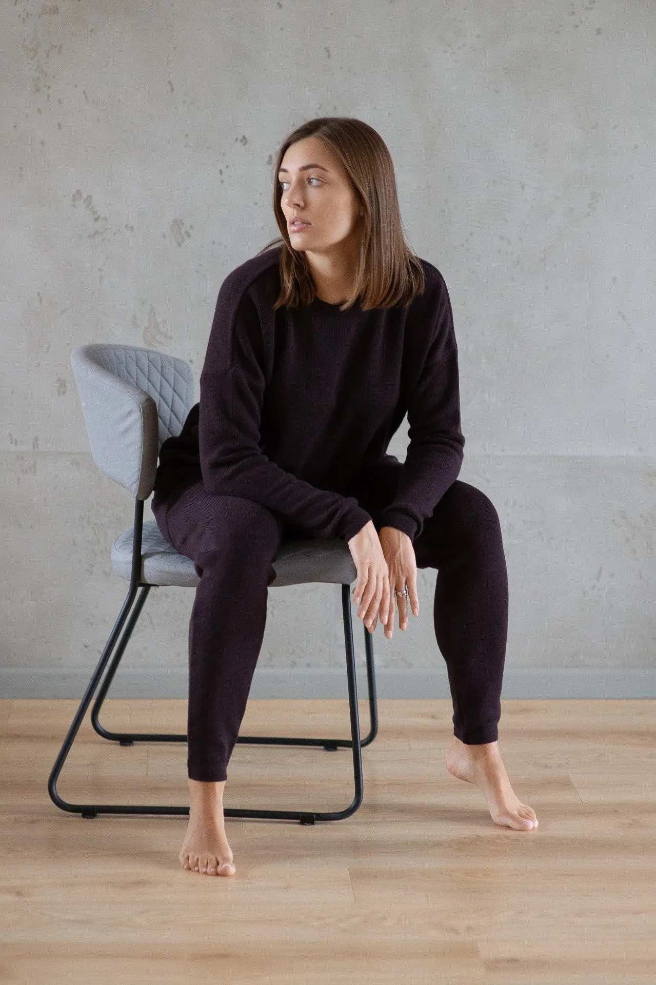 Merino Wool Suit - Bordeaux