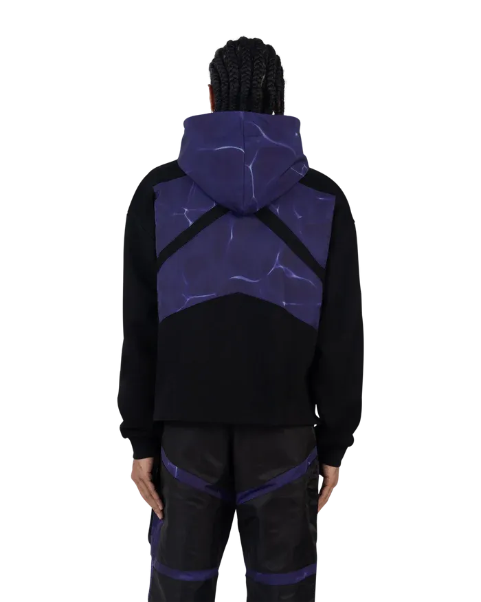 Nash Shield Hoodie Black/Deep Violet