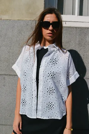 Numph Karissa Bright White Blouse