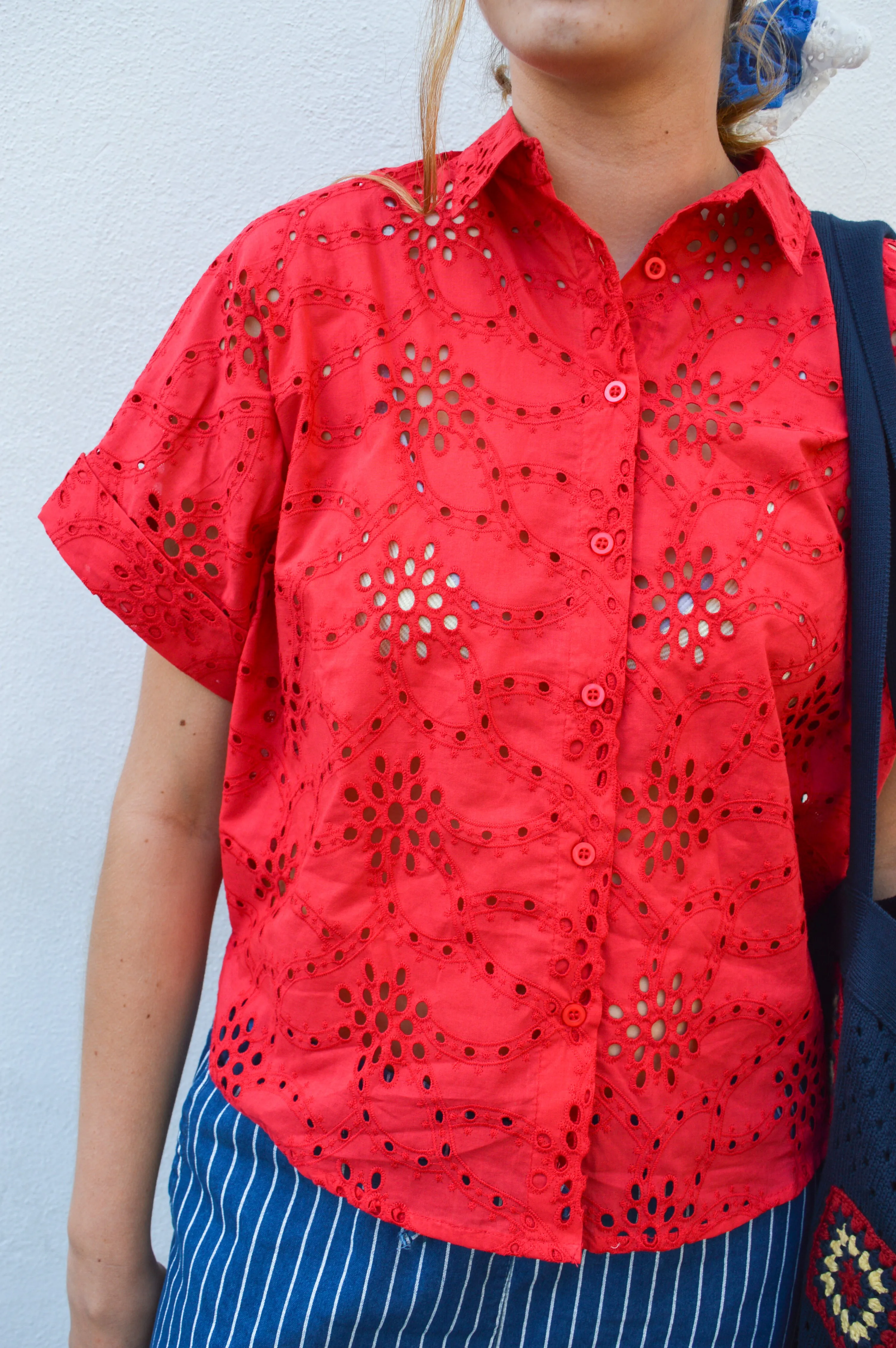 Numph Karissa Geranium Blouse