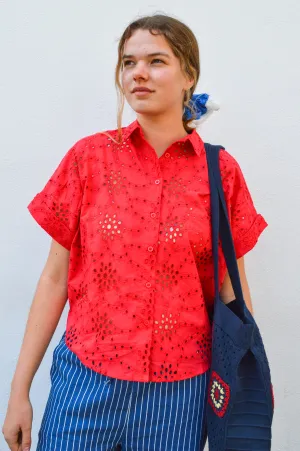 Numph Karissa Geranium Blouse