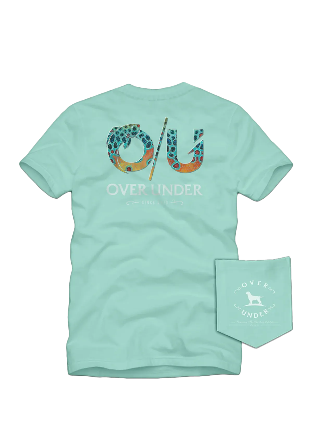 OU Brook Trout SS T-Shirt Mint Julep