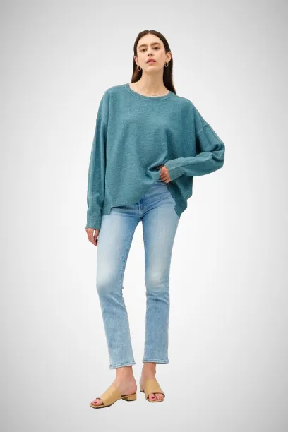 Oversize Cut, Ultra Soft Heather Look Sweater