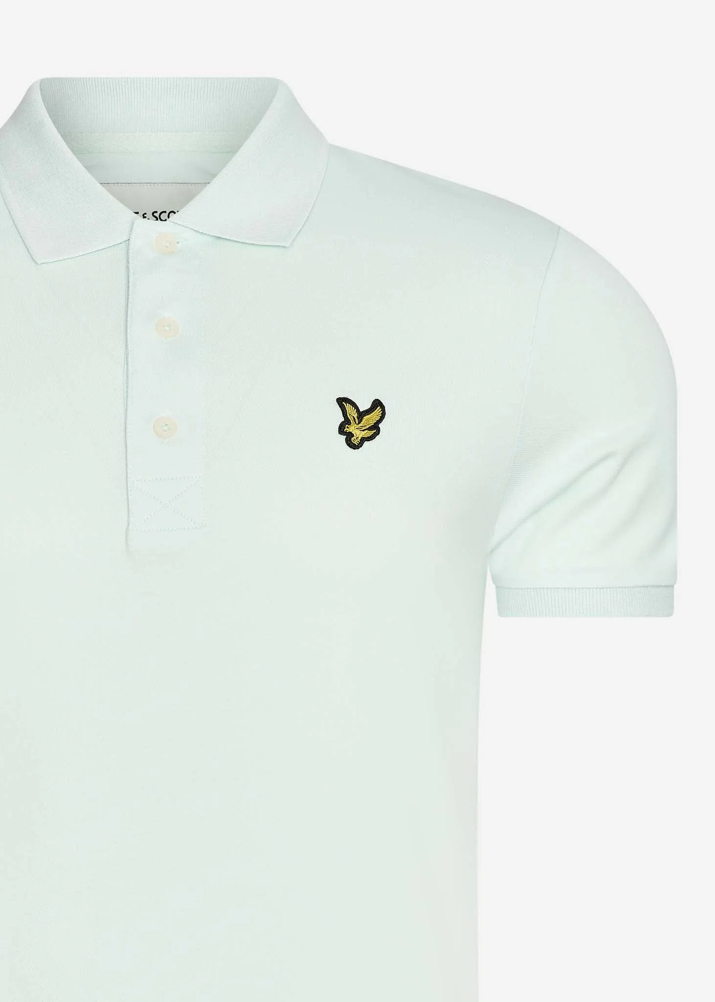 Plain polo shirt - ice