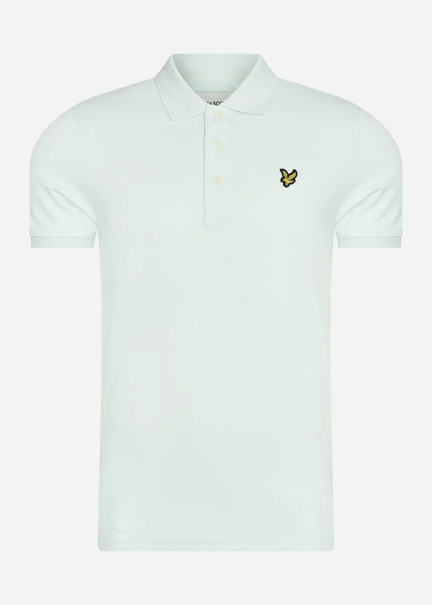 Plain polo shirt - ice