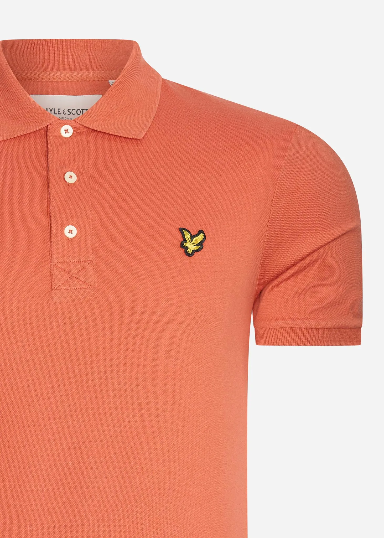 Plain polo shirt - victory orange