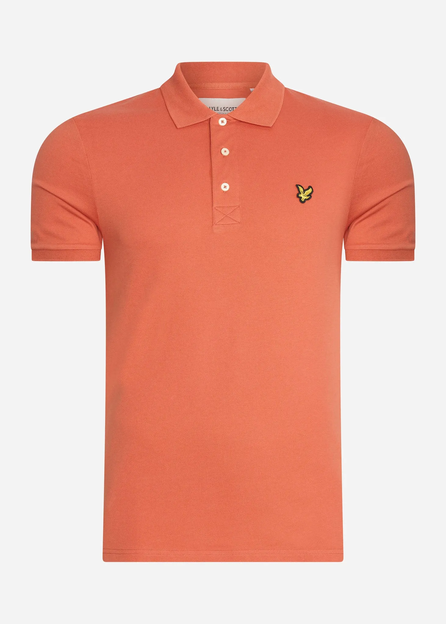 Plain polo shirt - victory orange