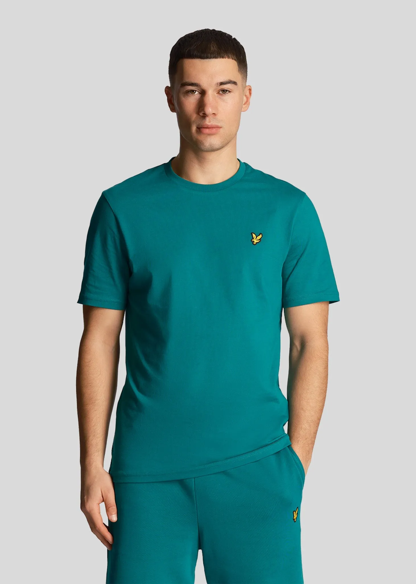 Plain t-shirt - court green