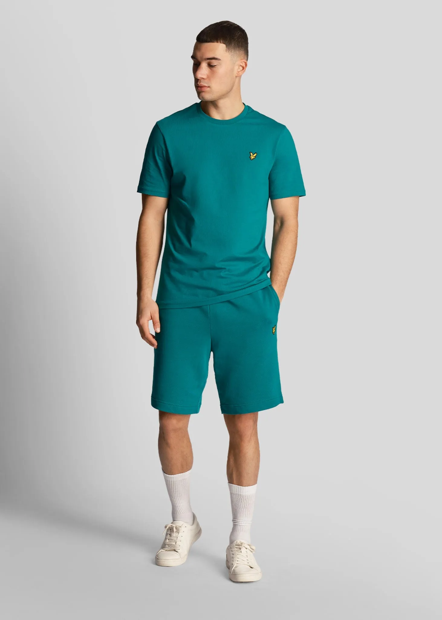 Plain t-shirt - court green