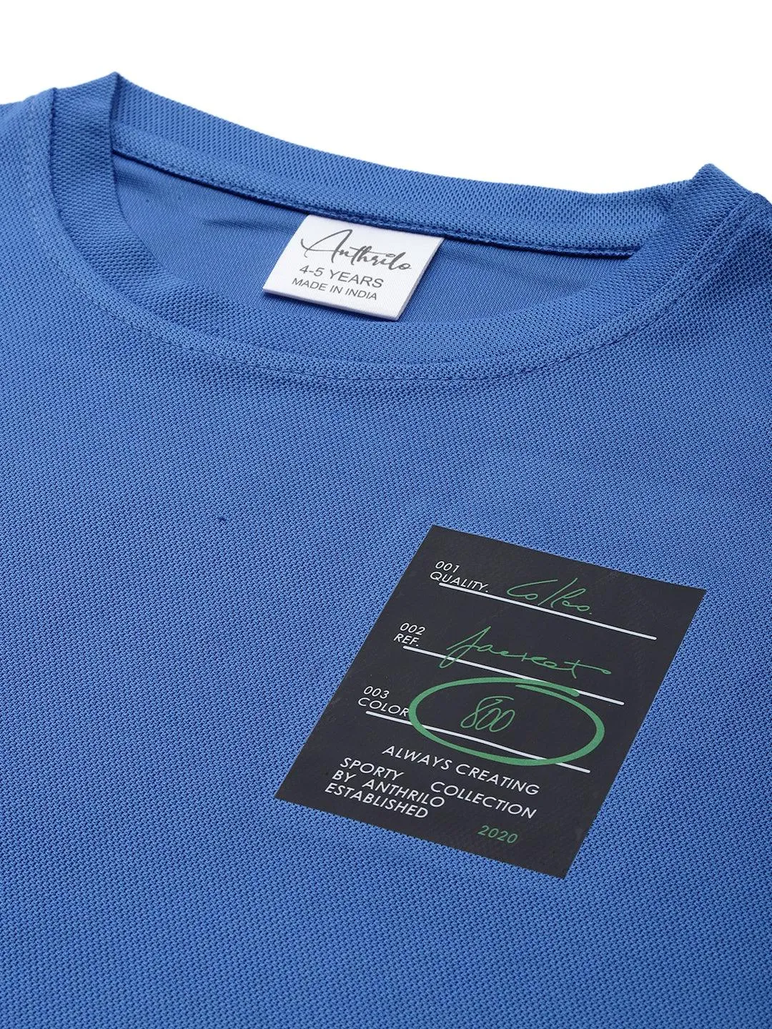 SPORTY COLLECTION SPORTY SHORT SLEEVE T-SHIRT - ROYAL