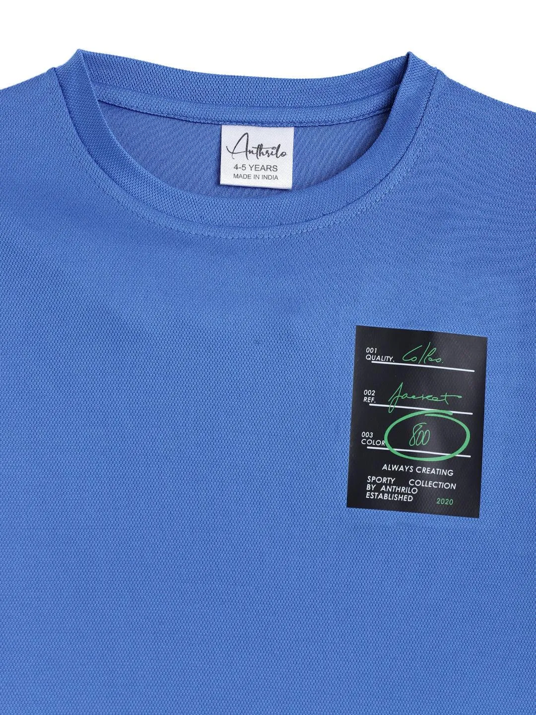 SPORTY COLLECTION SPORTY SHORT SLEEVE T-SHIRT - ROYAL