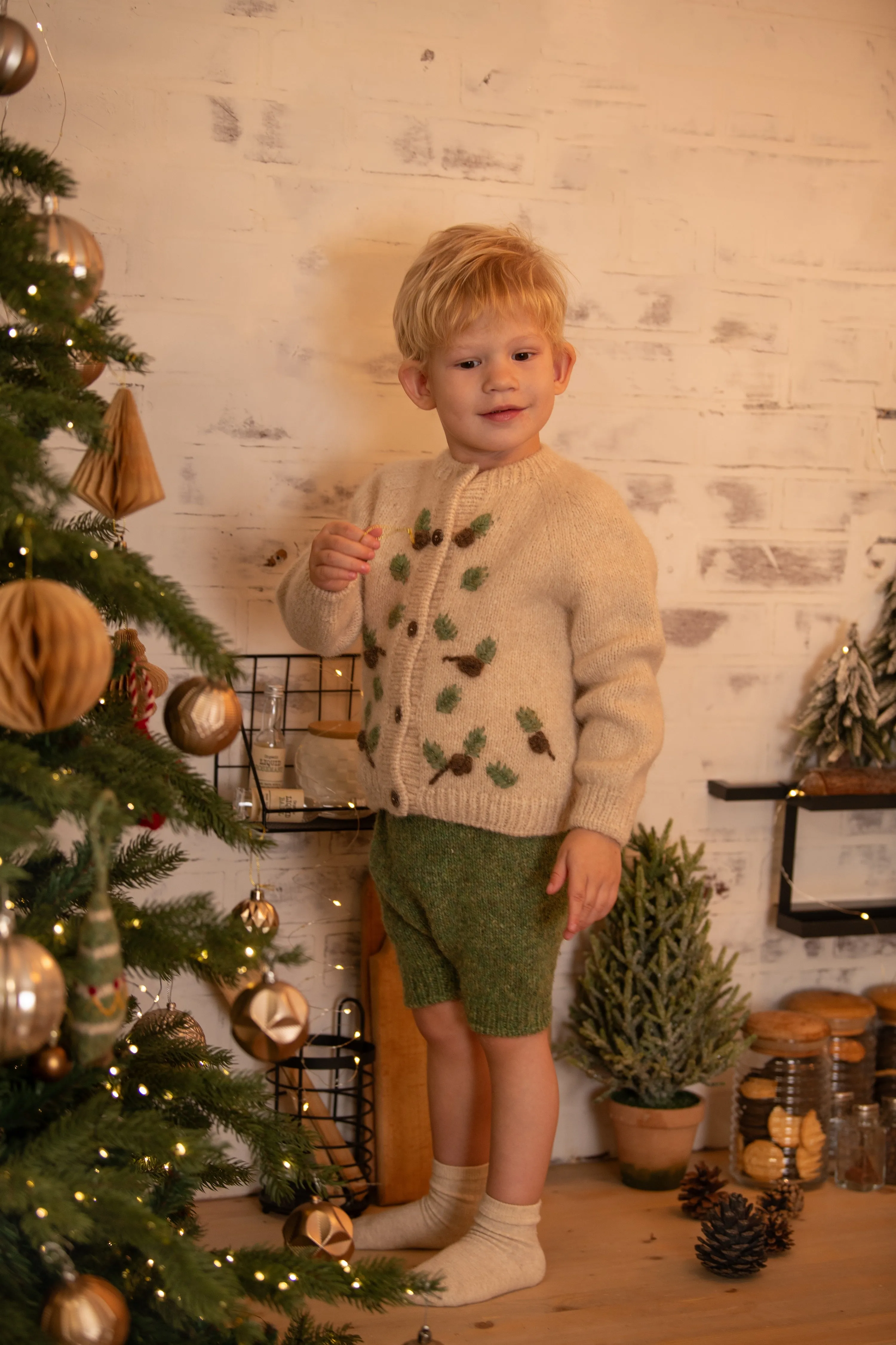 Spruce cardigan | Wheat