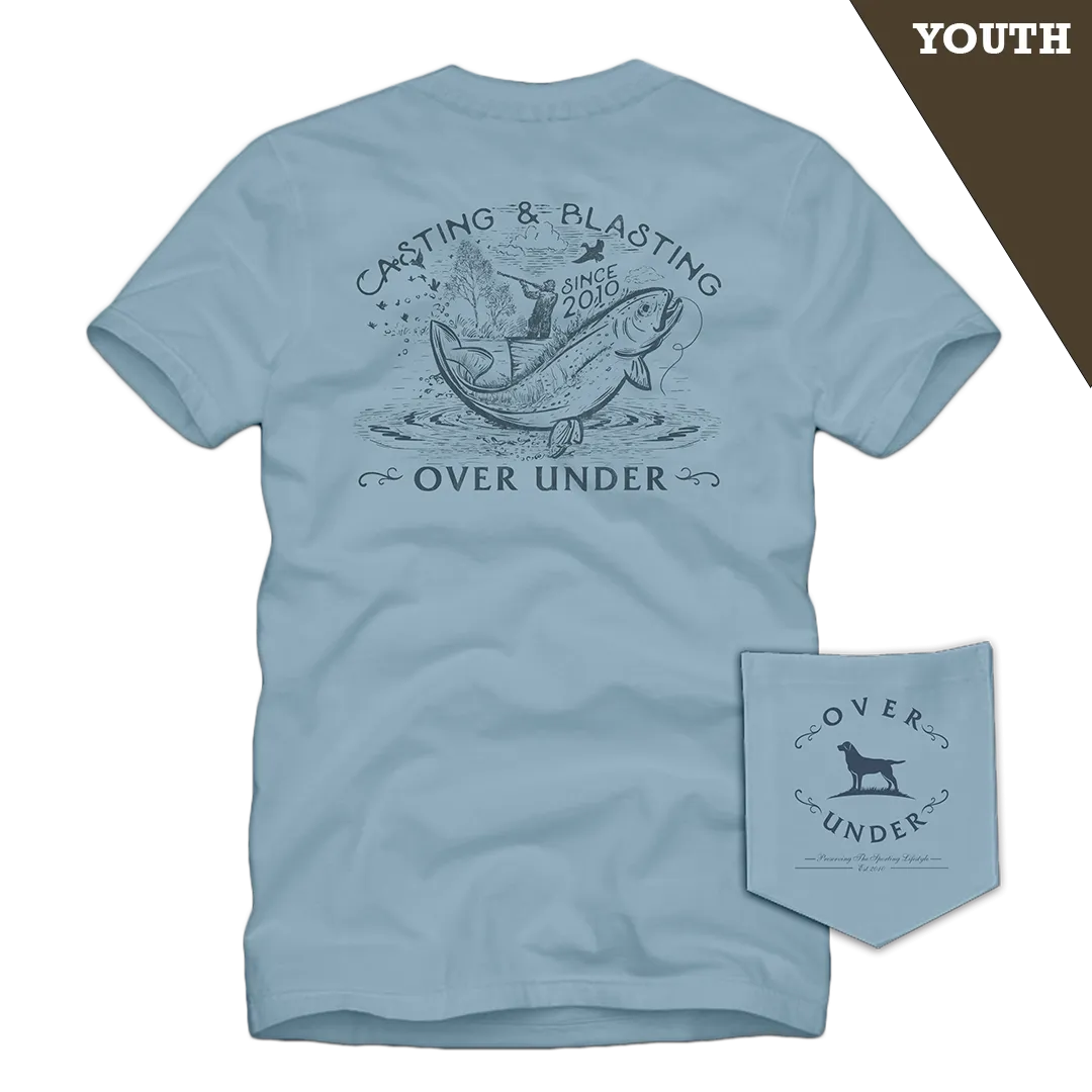 S/S Youth Cast & Blast T-Shirt Skyride
