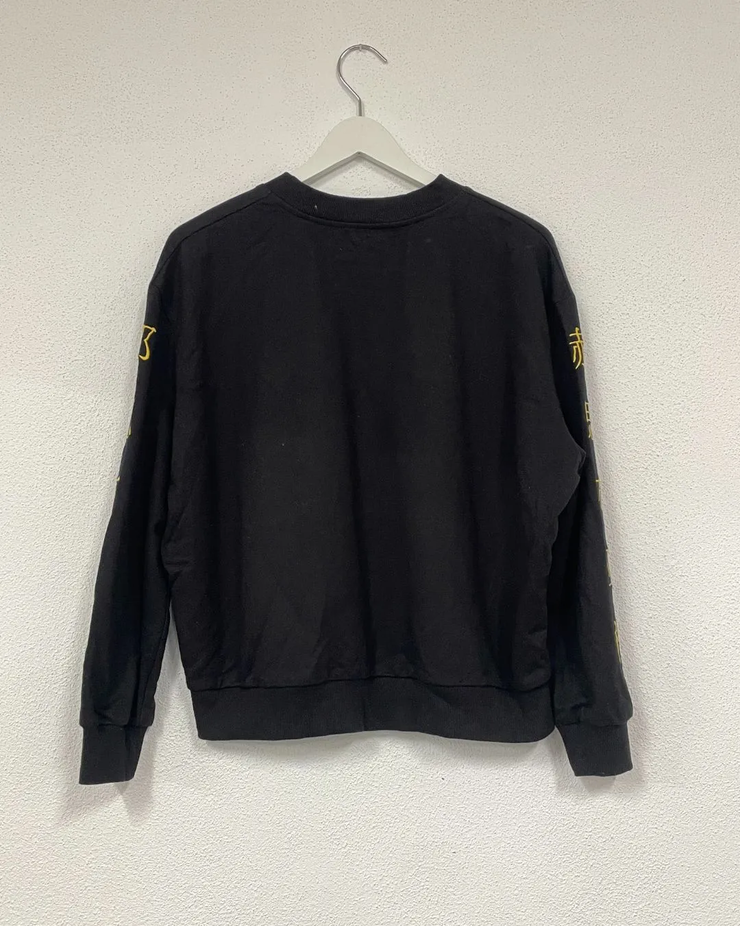 Sweatshirt with embroidery details on sleeve