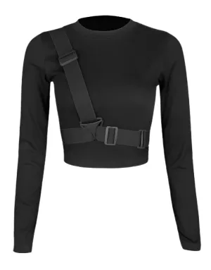 Techwear Black T-Shirt