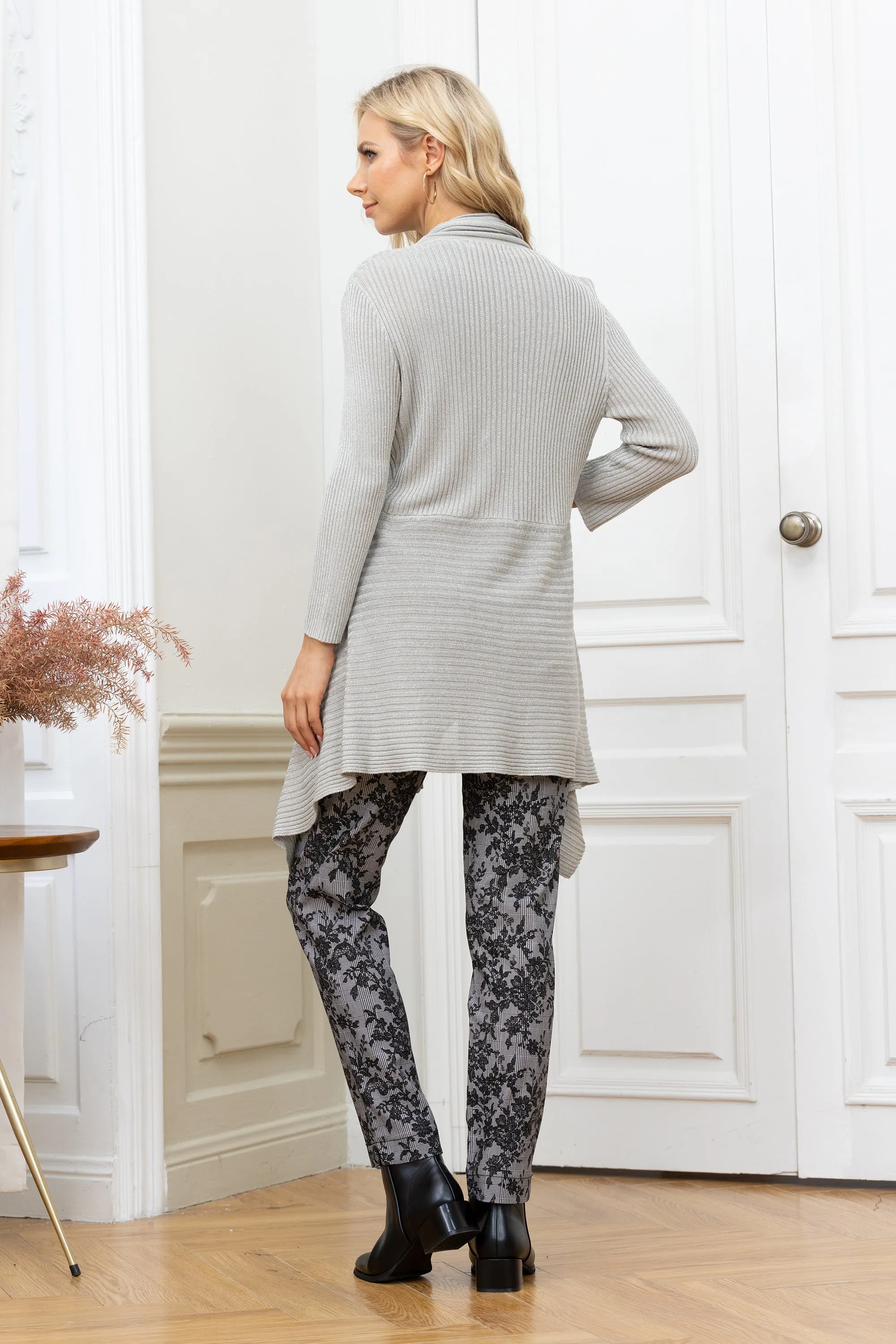 Two Way Wear Lurex Cardigan