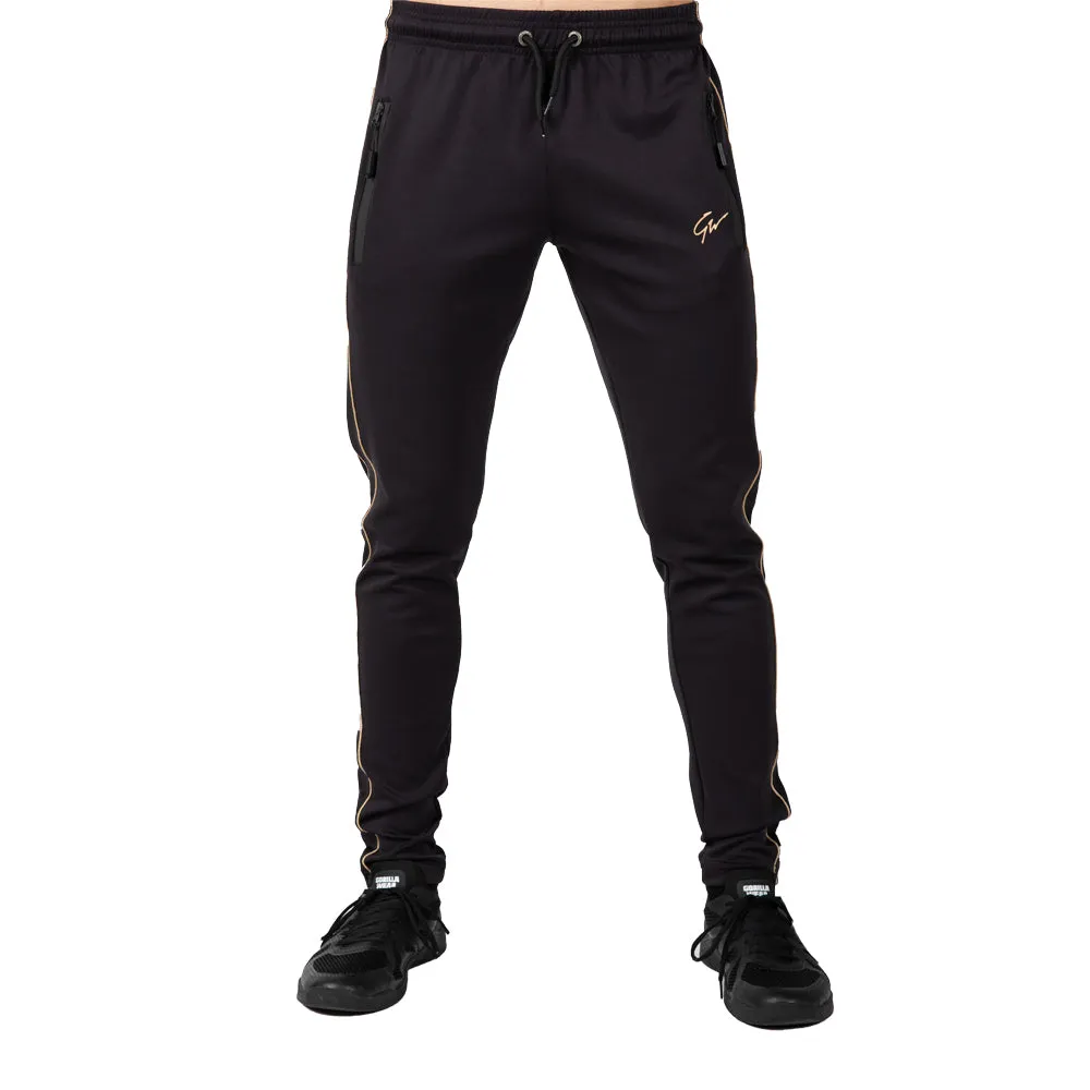 Wenden Track Pants - Black/Gold