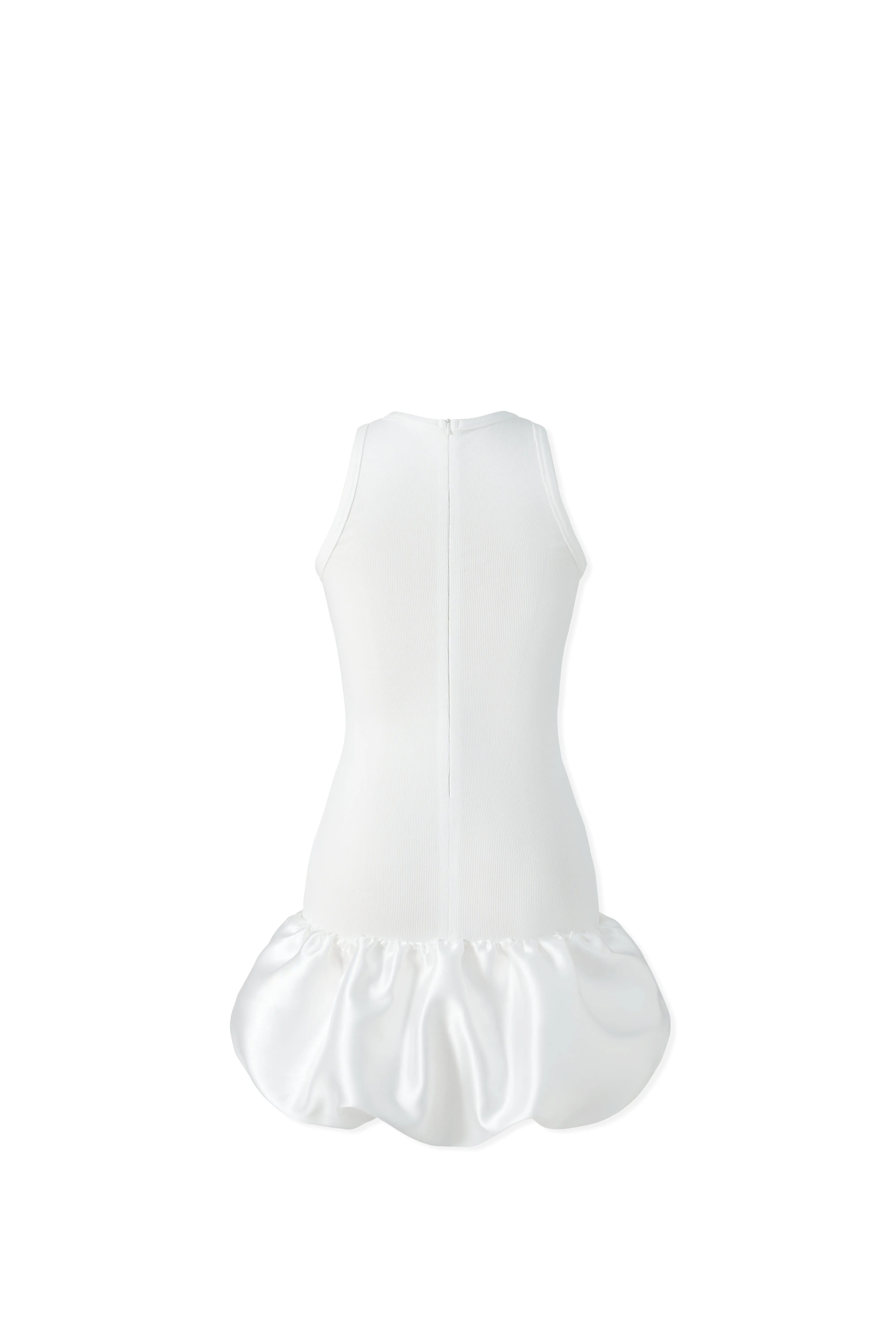 White 3-Carat Bud Dress