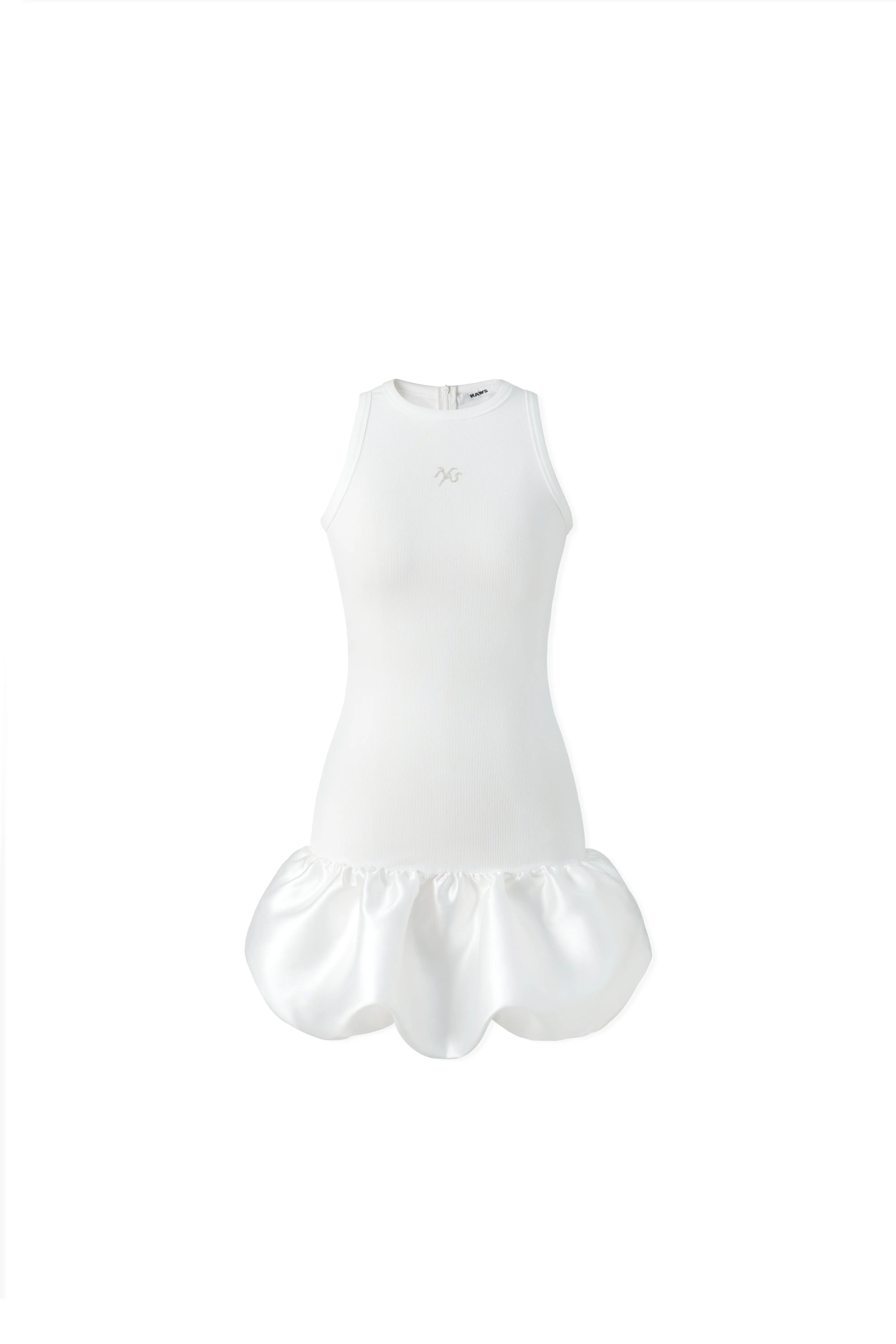 White 3-Carat Bud Dress