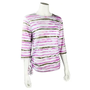Women's 3/4 Sleeve Eastside Stripe Top 431C