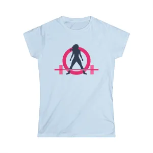 Women's Softstyle Tee - Classic Light Logo - Plain Back