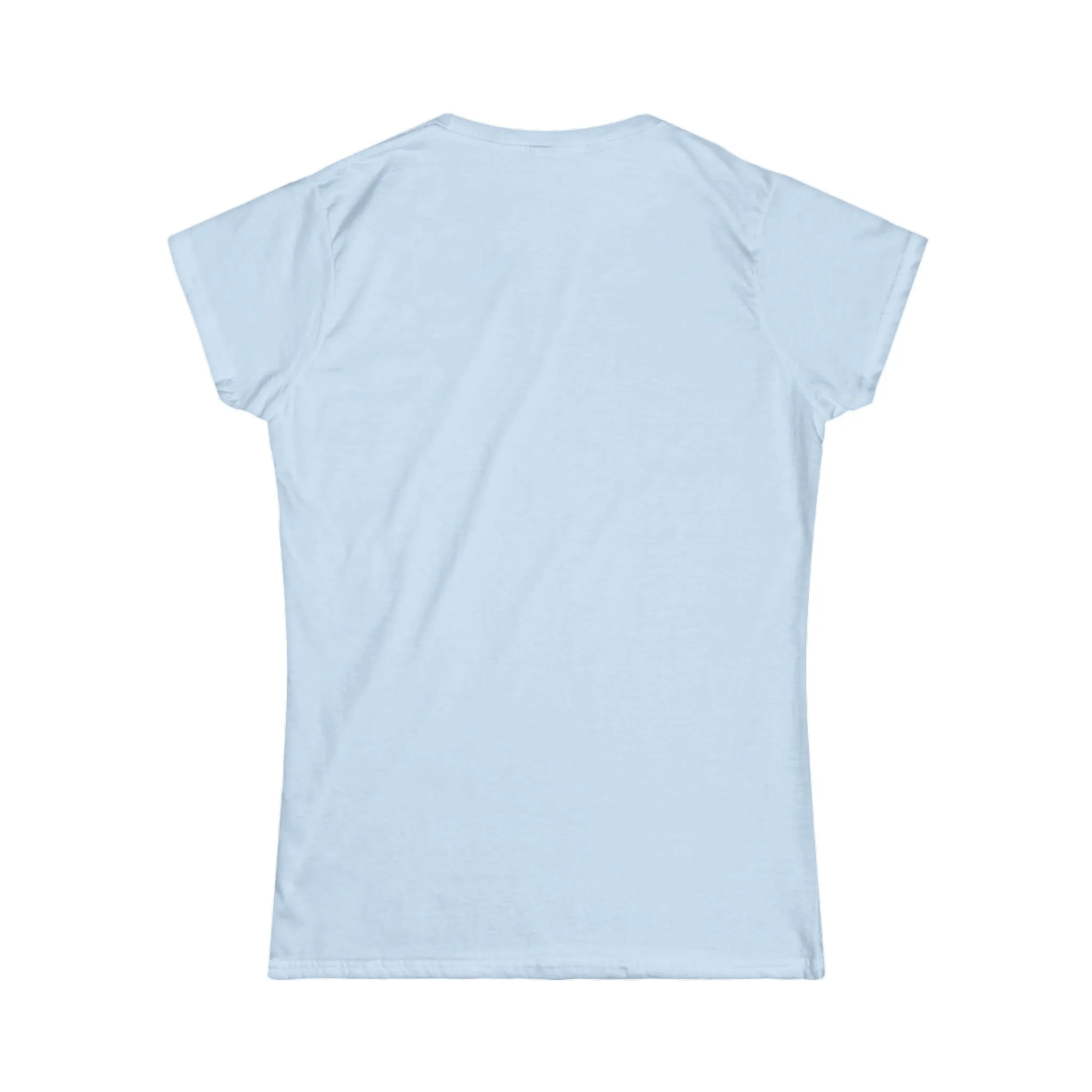 Women's Softstyle Tee - Classic Light Logo - Plain Back