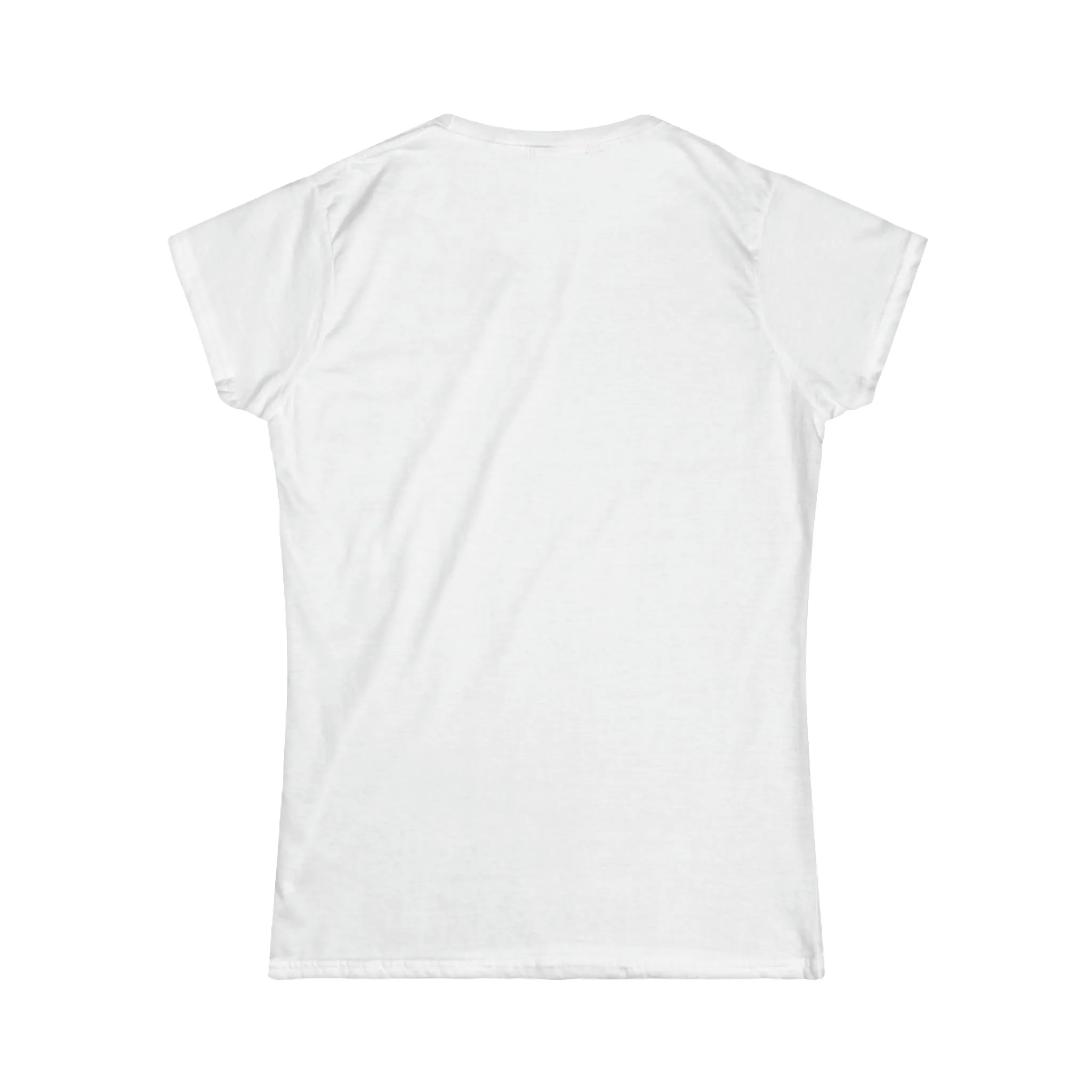 Women's Softstyle Tee - Classic Light Logo - Plain Back
