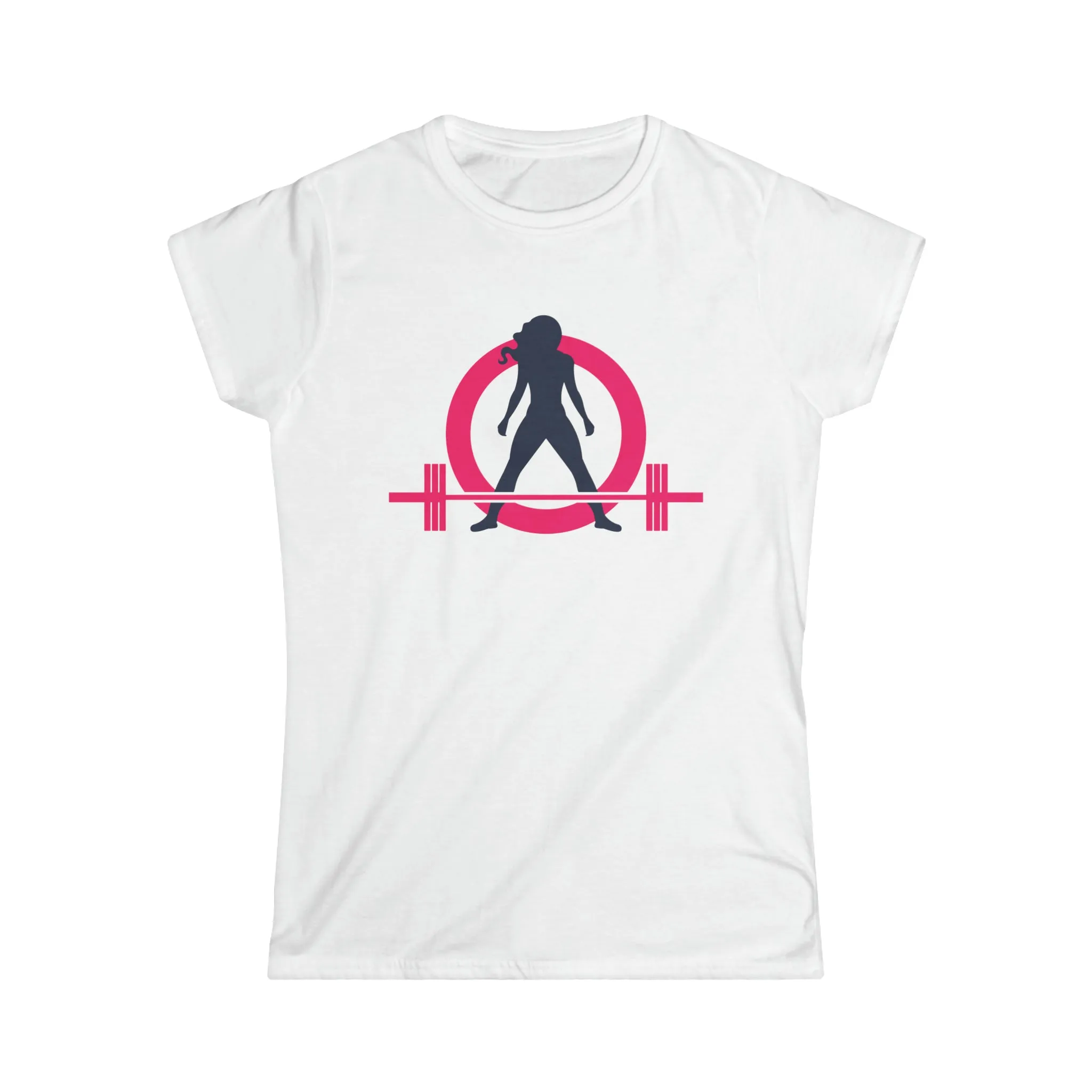 Women's Softstyle Tee - Classic Light Logo - Plain Back