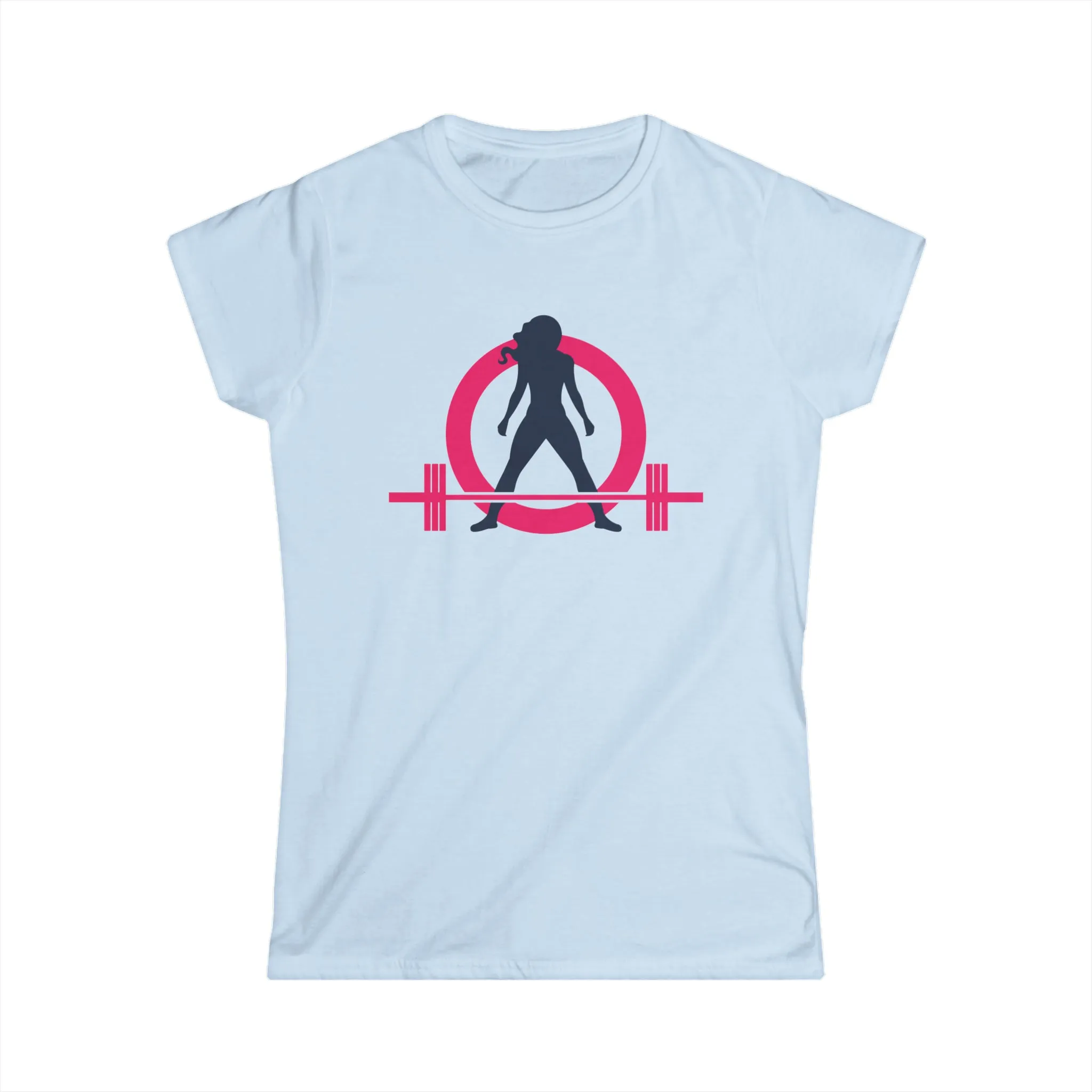 Women's Softstyle Tee - Classic Light Logo - Plain Back