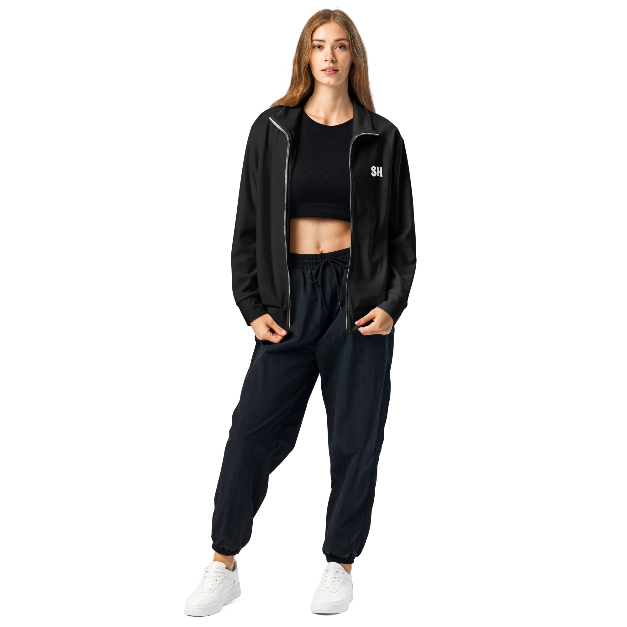Womens track jacket - Harbor Black