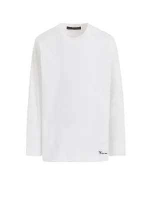 Y's for men LOGO PRINT LONG SLEEVE T-SHIRTS