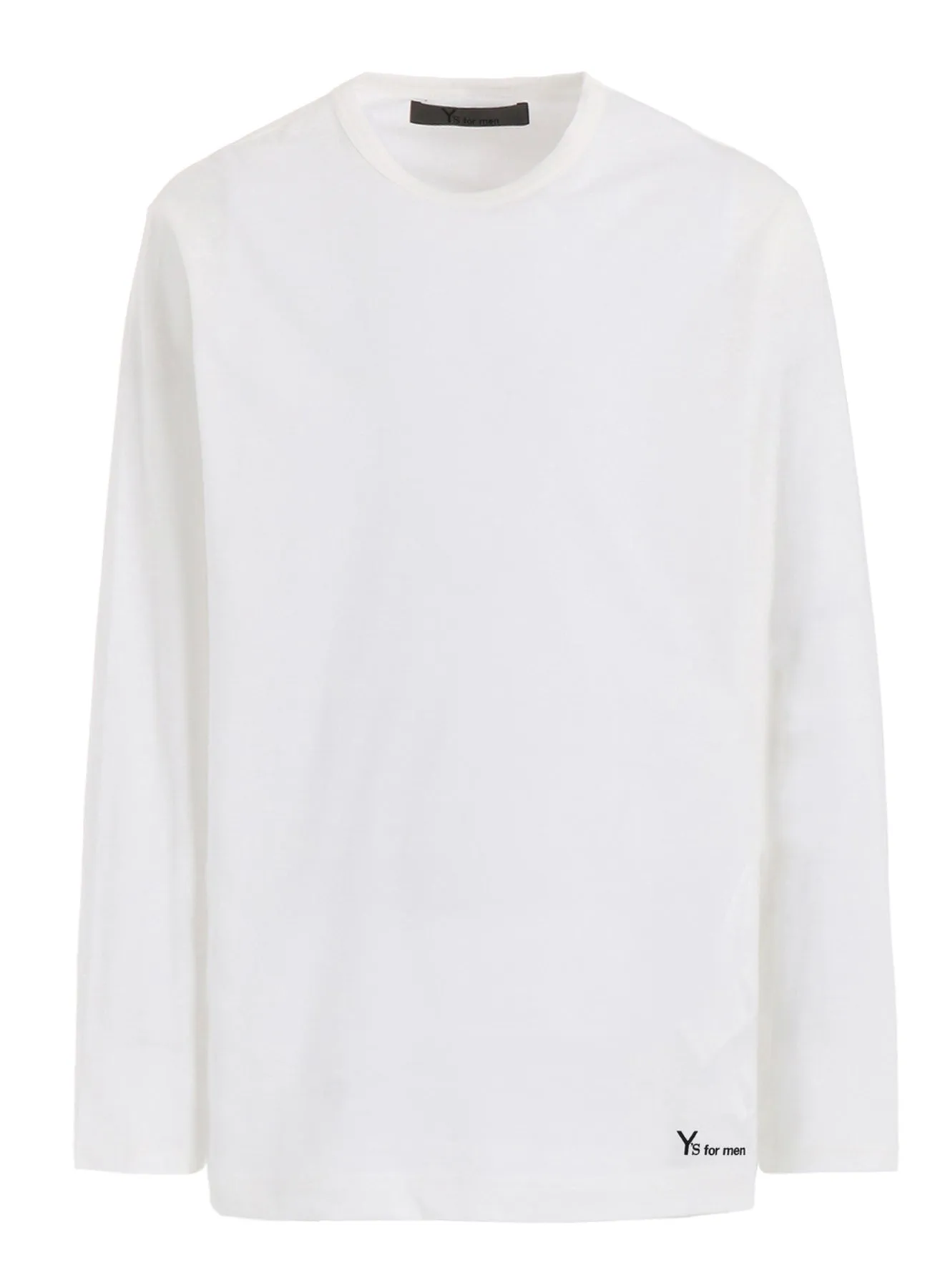 Y's for men LOGO PRINT LONG SLEEVE T-SHIRTS
